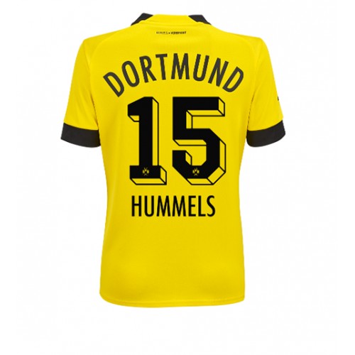 Fotbalové Dres Borussia Dortmund Mats Hummels #15 Dámské Domácí 2022-23 Krátký Rukáv